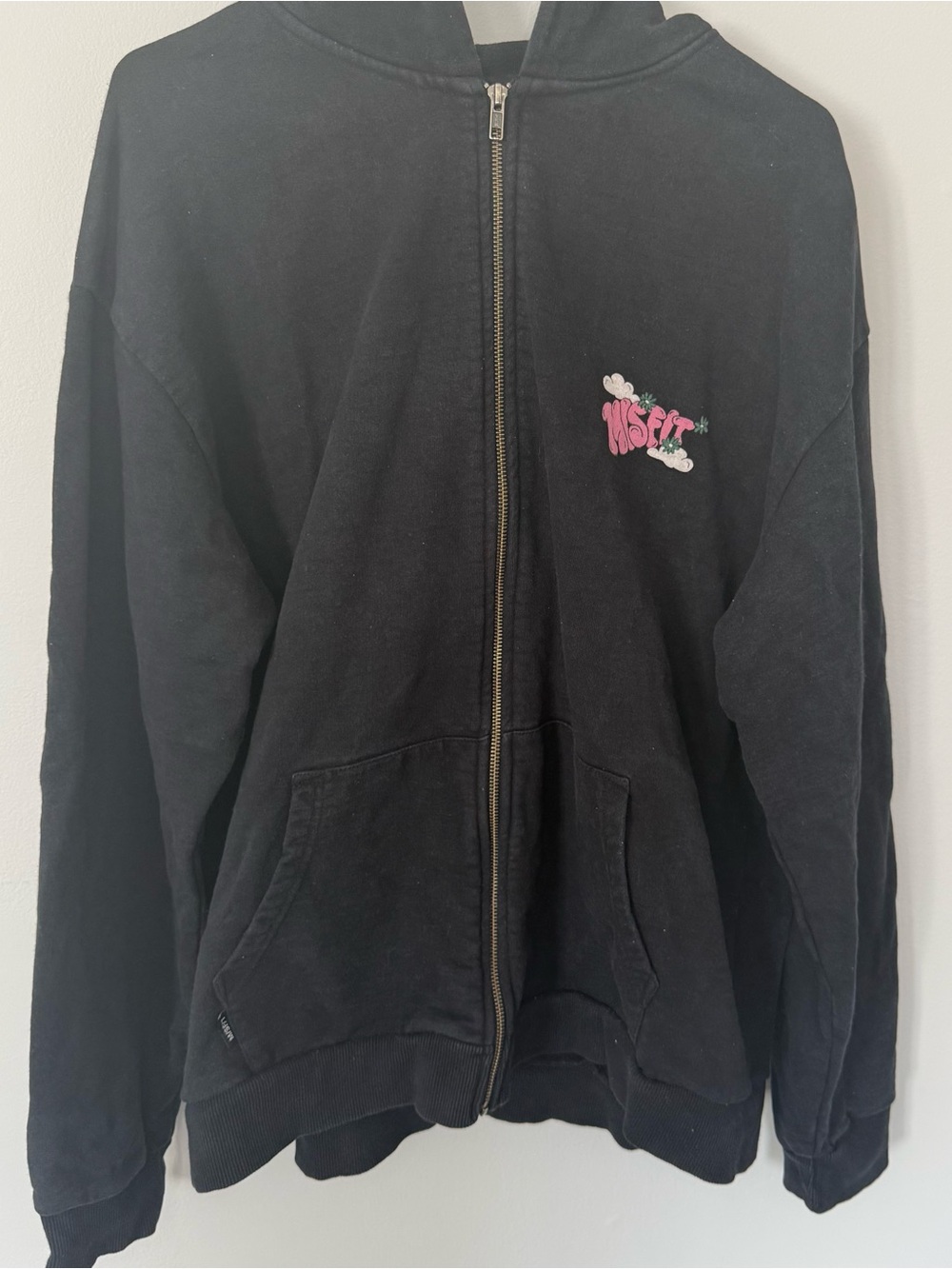 M/SF/T Mad Minds Floral Graphic Zip Up Hoodie